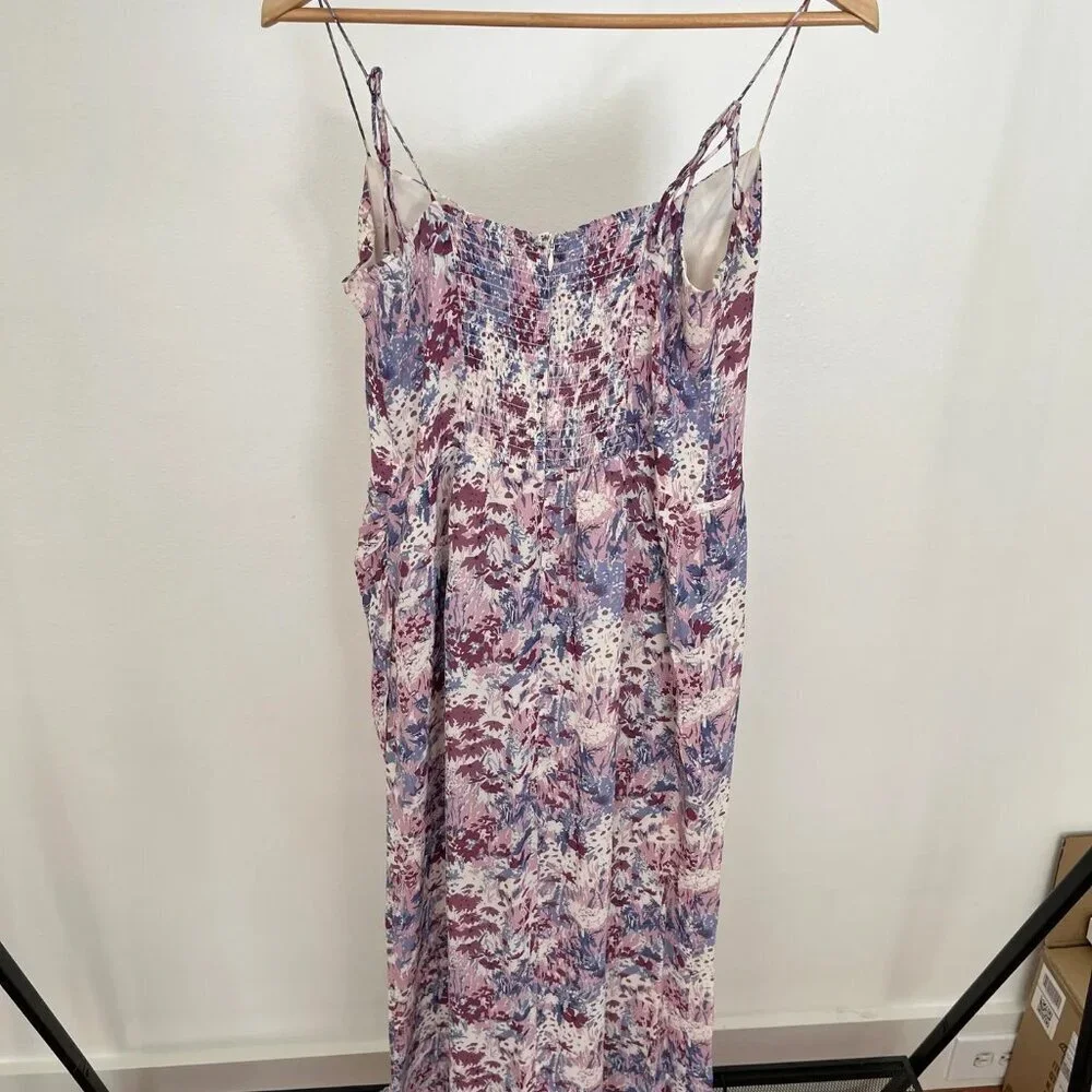 Reformation - Kourtney Purple Floral Midi Dress - Picture 4 of 6